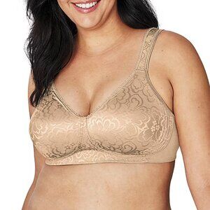 Playtex 18 Hour Ultimate Lift Wireless Full Coverage Bra 4745 - Nude Sz 42B